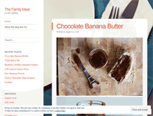 Tablet Screenshot of familymealblog.com